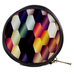 Colorful Hexagon Pattern Mini Makeup Bags by Nexatart