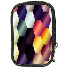 Colorful Hexagon Pattern Compact Camera Cases by Nexatart