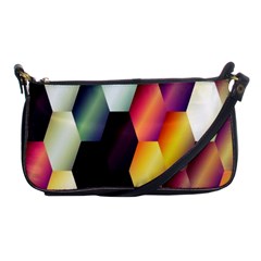 Colorful Hexagon Pattern Shoulder Clutch Bags by Nexatart