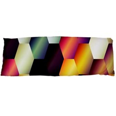 Colorful Hexagon Pattern Body Pillow Case Dakimakura (two Sides) by Nexatart