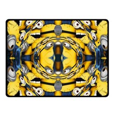 Minions Feedback 3d Effect   Fleece Blanket (small) by 3Dbjvprojats