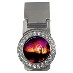 Fall Forest Background Money Clips (cz) 