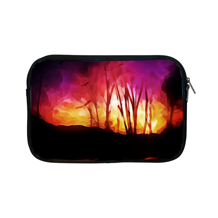 Fall Forest Background Apple iPad Mini Zipper Cases