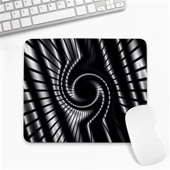 Abstract Background Resembling To Metal Grid Large Mousepads