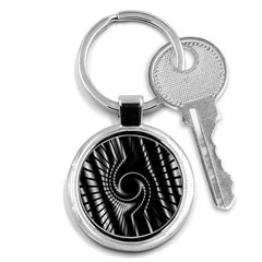 Abstract Background Resembling To Metal Grid Key Chains (Round) 