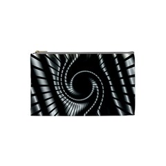 Abstract Background Resembling To Metal Grid Cosmetic Bag (small)  by Nexatart