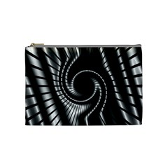 Abstract Background Resembling To Metal Grid Cosmetic Bag (medium)  by Nexatart