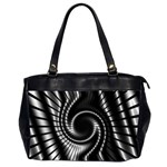 Abstract Background Resembling To Metal Grid Office Handbags (2 Sides)  Front