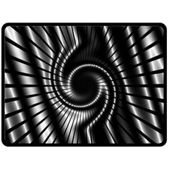 Abstract Background Resembling To Metal Grid Fleece Blanket (large)  by Nexatart