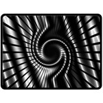 Abstract Background Resembling To Metal Grid Fleece Blanket (Large)  80 x60  Blanket Front