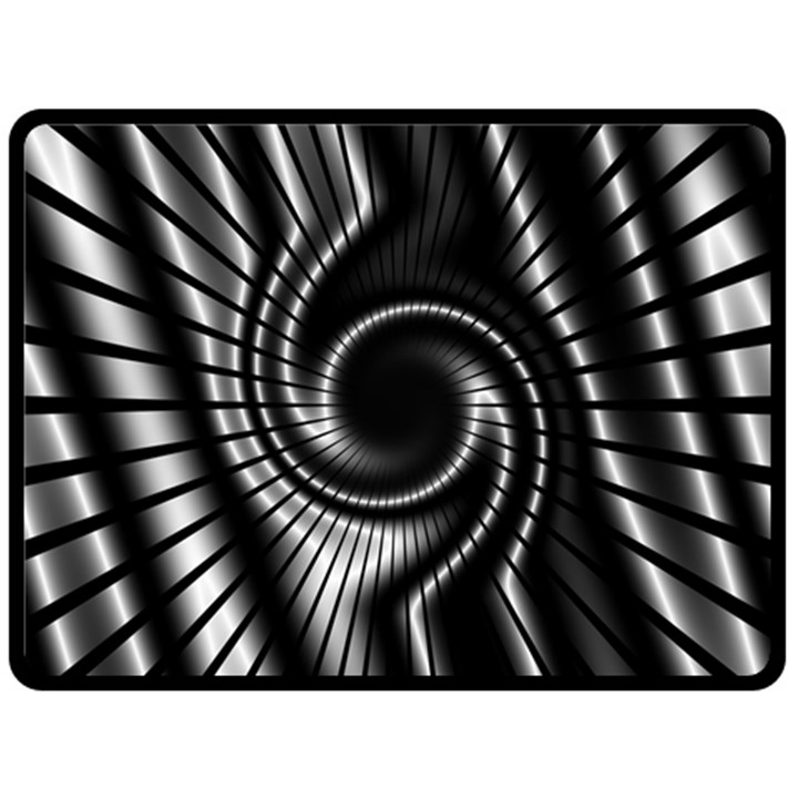 Abstract Background Resembling To Metal Grid Fleece Blanket (Large) 