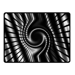 Abstract Background Resembling To Metal Grid Double Sided Fleece Blanket (small)  by Nexatart