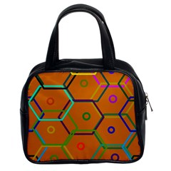 Color Bee Hive Color Bee Hive Pattern Classic Handbags (2 Sides) by Nexatart