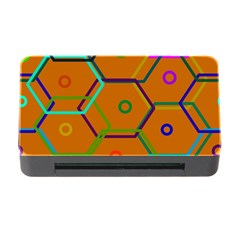 Color Bee Hive Color Bee Hive Pattern Memory Card Reader With Cf by Nexatart