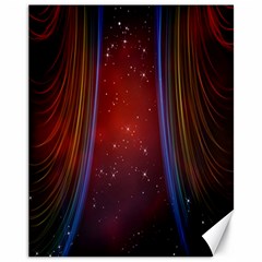 Bright Background With Stars And Air Curtains Canvas 11  X 14   by Nexatart