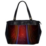 Bright Background With Stars And Air Curtains Office Handbags (2 Sides)  Front