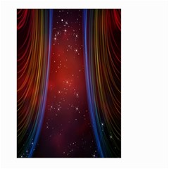 Bright Background With Stars And Air Curtains Large Garden Flag (two Sides) by Nexatart