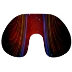 Bright Background With Stars And Air Curtains Travel Neck Pillows Front