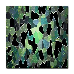 Wallpaper Background With Lighted Pattern Tile Coasters by Nexatart