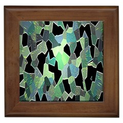 Wallpaper Background With Lighted Pattern Framed Tiles by Nexatart