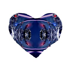 Terminator 3  Standard 16  Premium Flano Heart Shape Cushions