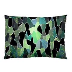 Wallpaper Background With Lighted Pattern Pillow Case by Nexatart