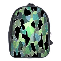 Wallpaper Background With Lighted Pattern School Bags (xl)  by Nexatart