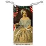 Betsy Ross Author of The First American Flag and Seal Patriotic USA Vintage Portrait Jewelry Bag Front