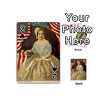 Betsy Ross Author of The First American Flag and Seal Patriotic USA Vintage Portrait Playing Cards 54 (Mini)  Front - Spade2