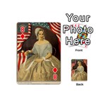 Betsy Ross Author of The First American Flag and Seal Patriotic USA Vintage Portrait Playing Cards 54 (Mini)  Front - Diamond8