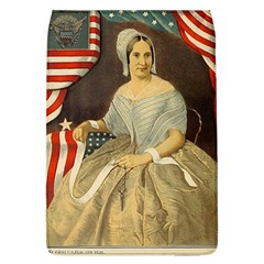 Betsy Ross Author Of The First American Flag And Seal Patriotic Usa Vintage Portrait Flap Covers (l)  by yoursparklingshop