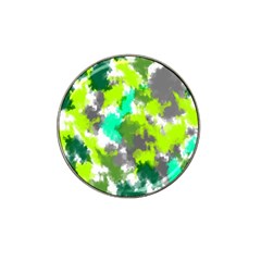 Abstract Watercolor Background Wallpaper Of Watercolor Splashes Green Hues Hat Clip Ball Marker by Nexatart