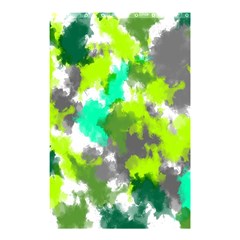 Abstract Watercolor Background Wallpaper Of Watercolor Splashes Green Hues Shower Curtain 48  X 72  (small)  by Nexatart