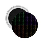 Multicolor Pattern Digital Computer Graphic 2.25  Magnets Front