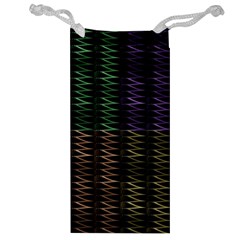 Multicolor Pattern Digital Computer Graphic Jewelry Bag by Nexatart