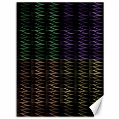 Multicolor Pattern Digital Computer Graphic Canvas 36  X 48   by Nexatart