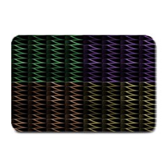 Multicolor Pattern Digital Computer Graphic Plate Mats by Nexatart