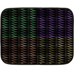 Multicolor Pattern Digital Computer Graphic Fleece Blanket (mini) by Nexatart