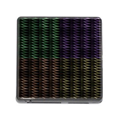 Multicolor Pattern Digital Computer Graphic Memory Card Reader (square)