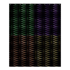 Multicolor Pattern Digital Computer Graphic Shower Curtain 60  X 72  (medium) 