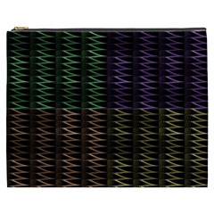 Multicolor Pattern Digital Computer Graphic Cosmetic Bag (xxxl) 