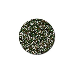 Camouflaged Seamless Pattern Abstract Golf Ball Marker (10 Pack)