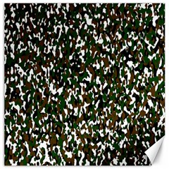 Camouflaged Seamless Pattern Abstract Canvas 20  X 20   by Nexatart