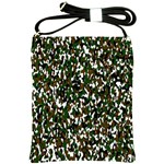 Camouflaged Seamless Pattern Abstract Shoulder Sling Bags Front