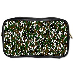 Camouflaged Seamless Pattern Abstract Toiletries Bags by Nexatart