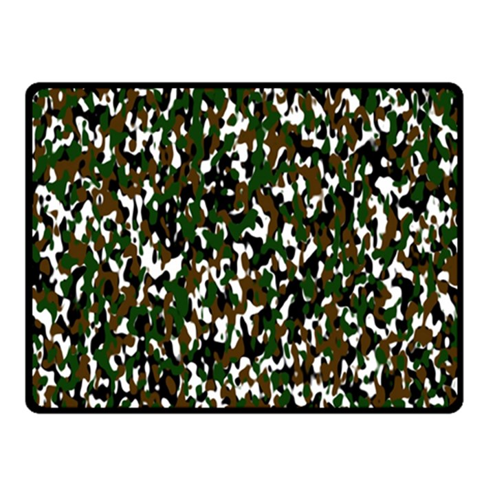 Camouflaged Seamless Pattern Abstract Fleece Blanket (Small)