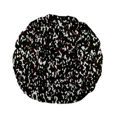 Camouflaged Seamless Pattern Abstract Standard 15  Premium Flano Round Cushions