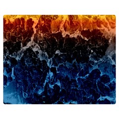 Abstract Background Double Sided Flano Blanket (Medium) 