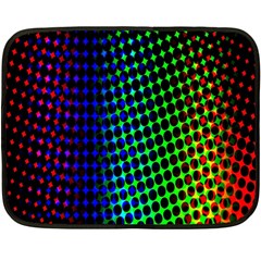 Digitally Created Halftone Dots Abstract Background Design Fleece Blanket (mini)