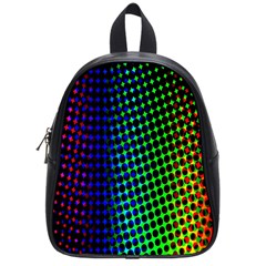 Digitally Created Halftone Dots Abstract Background Design School Bags (small) 